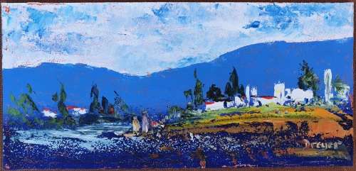 Original oil painting by DREYER
