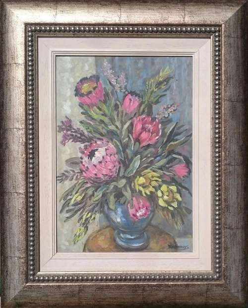 Original oil painting by D. GELDENHUYS