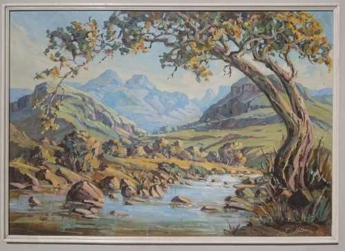 Original oil painting by N. FOURIE