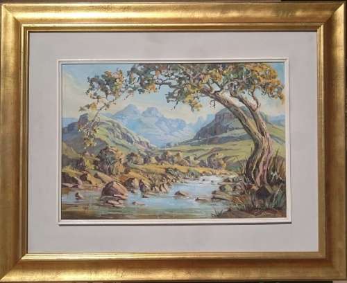 Original oil painting by N. FOURIE