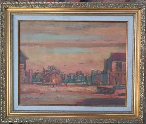 Original oil painting by HUGO MYBURGH