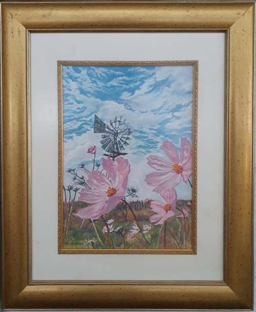 Original watercolour painting by CLARA VICTOR