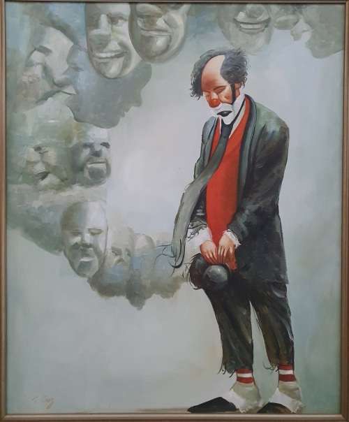 Original oil painting by T.CRUZ
