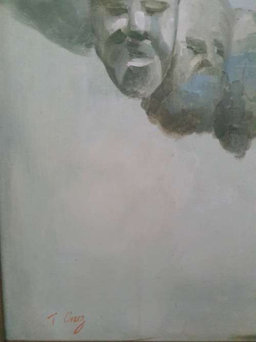Original oil painting by T.CRUZ