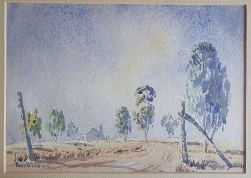 Original watercolour painting by PIERRE VOLSCHENK