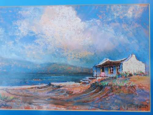 Original pastel painting by VAN DER WESTHUIZEN