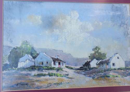 Original pastel painting by VAN DER WESTHUIZEN