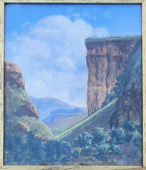 Original pastel painting by GERHARD JONKER