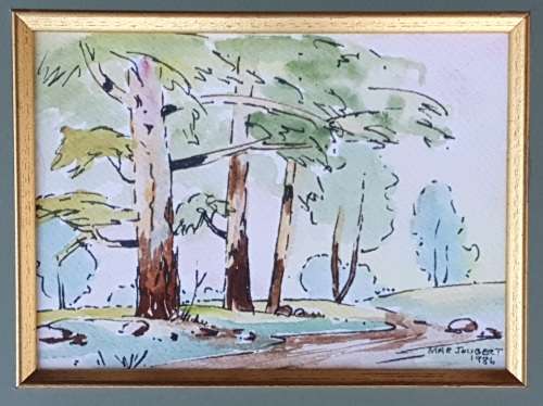 Original watercolour painting by MAE JOUBERT