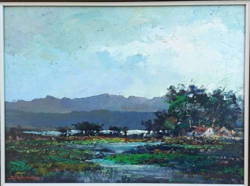 Original oil painting by JOHANN VAN RENSBURG