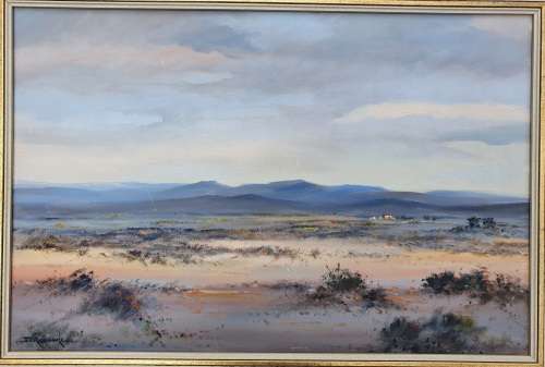 Original oil painting by JOHANN VAN RENSBURG