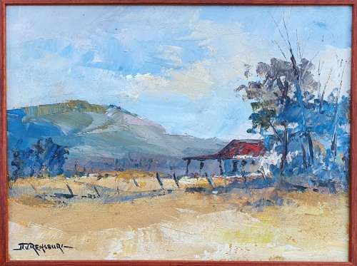 Original oil painting by JOHANN VAN RENSBURG