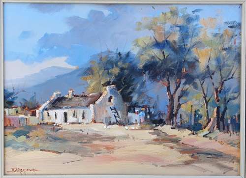 Original oil painting by JOHANN VAN RENSBURG