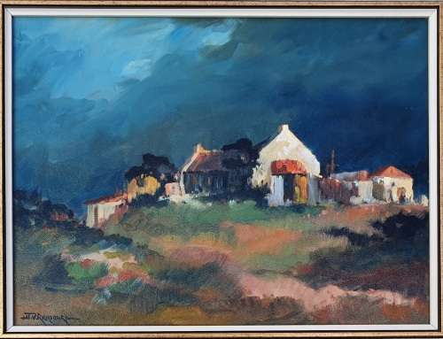 Original oil painting by JOHANN VAN RENSBURG