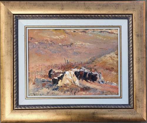 Original oil painting by JOHANN VAN RENSBURG