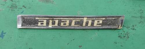 Vintage APACHE car badge