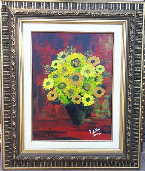 Original oil painting by KISSO