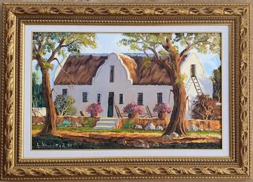 Original oil painting by LESLIE ALBERTYN