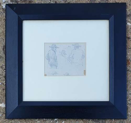 Original pencil sketch by ERICH MAYER