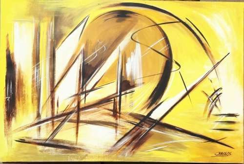 Original acrylic painting by CHAKA