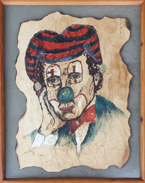 Original mixed medium painting by DOELYN