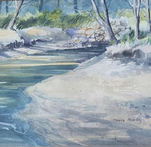 Original watercolour painting by OLIVIA MARITZ