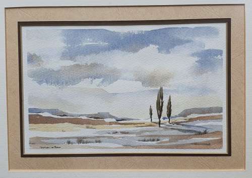 Original watercolour painting by JOHAN LE ROUX