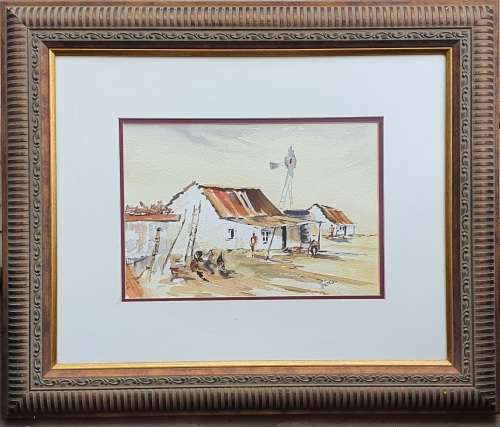 Original watercolour painting by ANENG