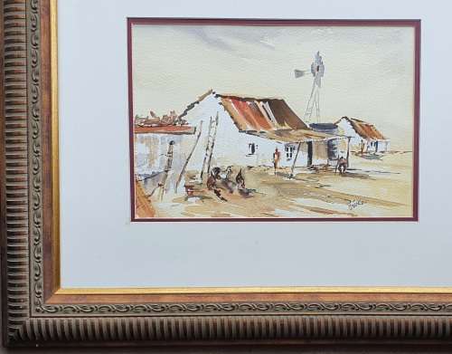 Original watercolour painting by ANENG