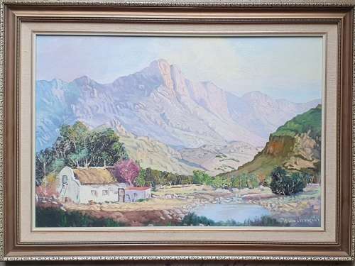 Original oil painting by A VAN LELYVELDT
