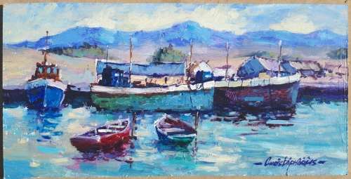 Original oil painting by CHRISTOPHORIS