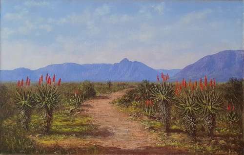 Original oil painting by ARTHUR KLEU