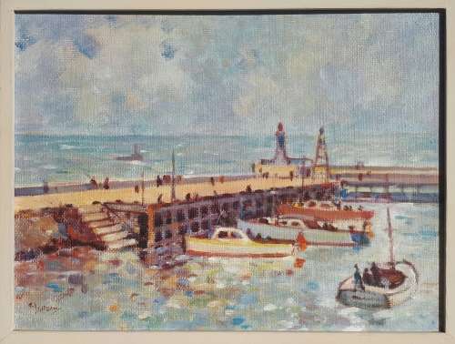 Original oil painting by R. JORDAN