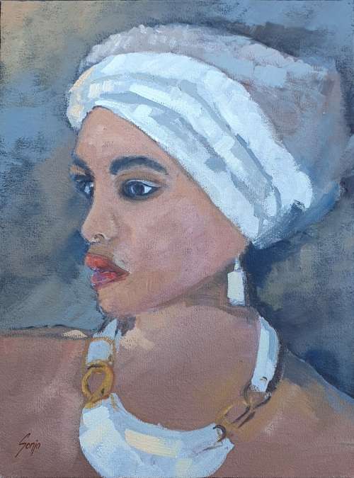 Original oil painting by SONJA