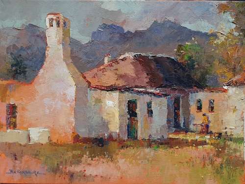 Original oil painting by JOHANN VAN RENSBURG