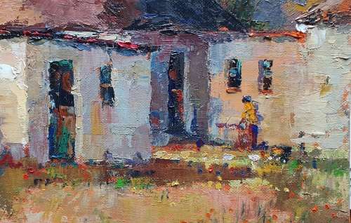 Original oil painting by JOHANN VAN RENSBURG
