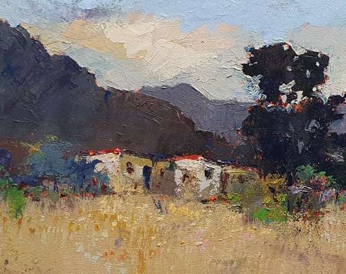 Original oil painting by JOHANN VAN RENSBURG
