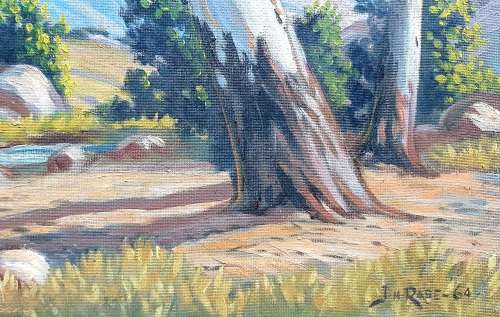 Original oil painting by J.H. RABE