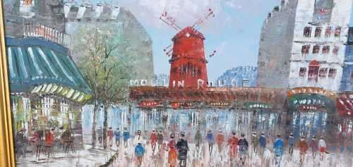 Original oill painting by BURNETT