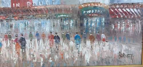 Original oill painting by BURNETT