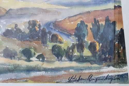 Original watercolour painting by STEFAN AMPENBERGER