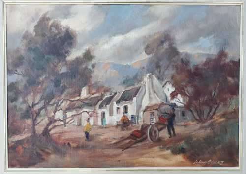 Original oil painting by JOHAN OLDERT