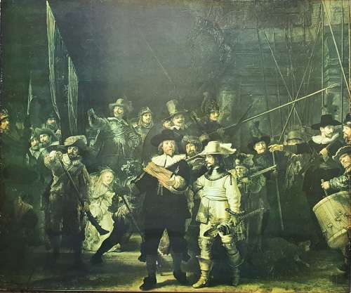 Print of the Night Watch by REMBRANDT