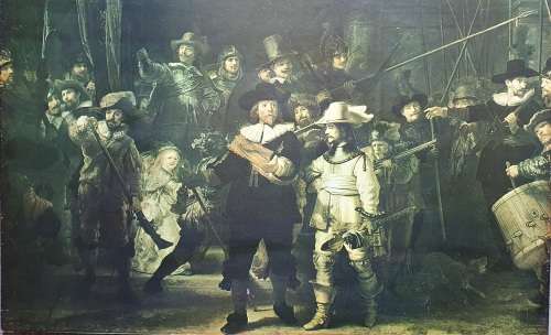 Print of the Night Watch by REMBRANDT