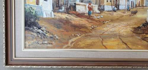 Original oil painting by S. HARPER