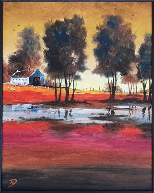 Original framed oil painting signed by the artist as per attached photos