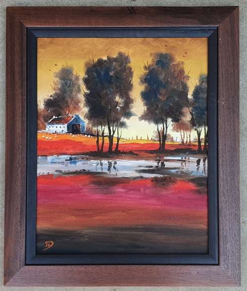 Original framed oil painting signed by the artist as per attached photos