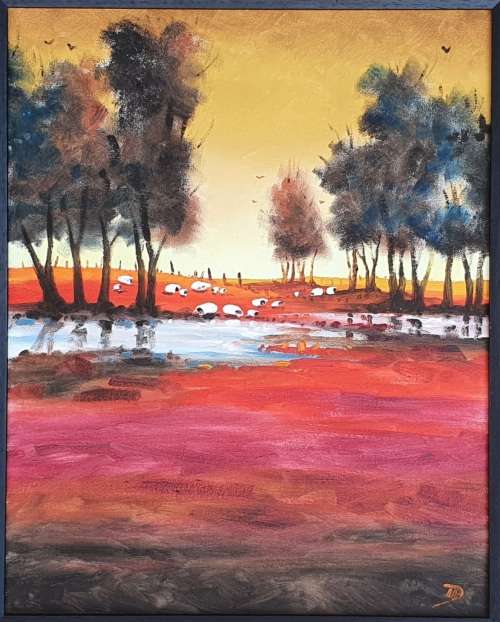 Original framed oil painting signed by artist as per attached photos
