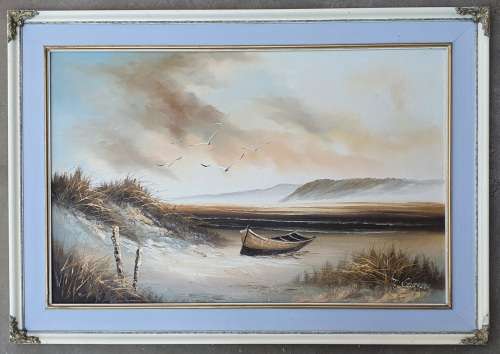 Original oil painting by T. GORDON