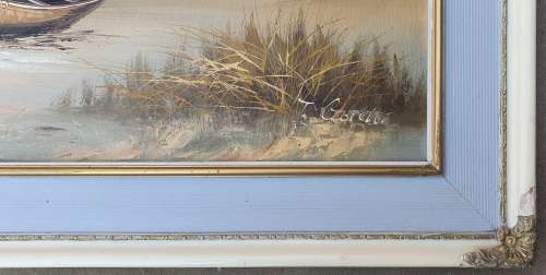 Original oil painting by T. GORDON